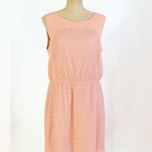 BCBG coral pink mini dress